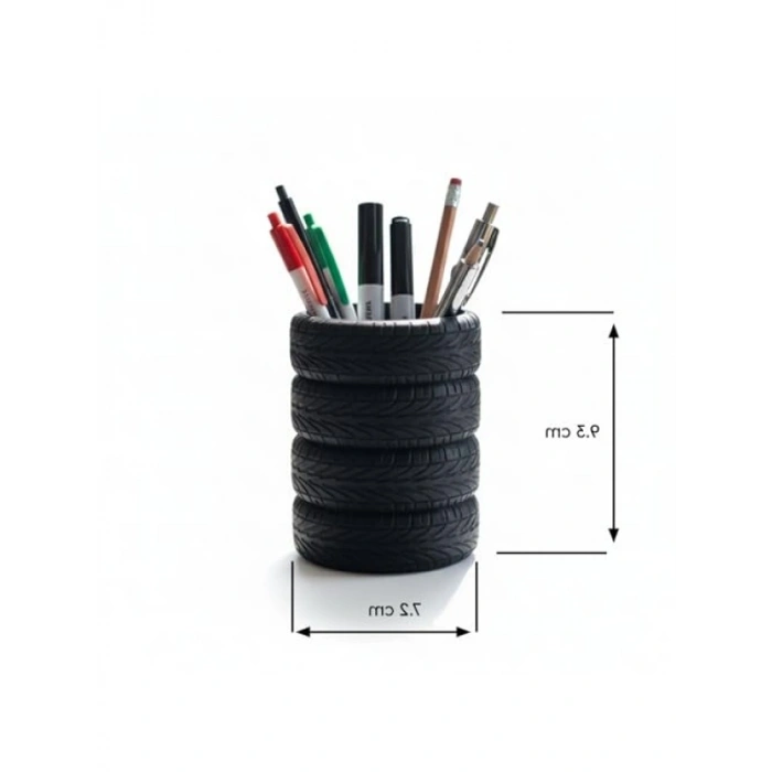 Lastik Şeklinde Kalem Tutucu, Pratik Masa Üstü Organizer