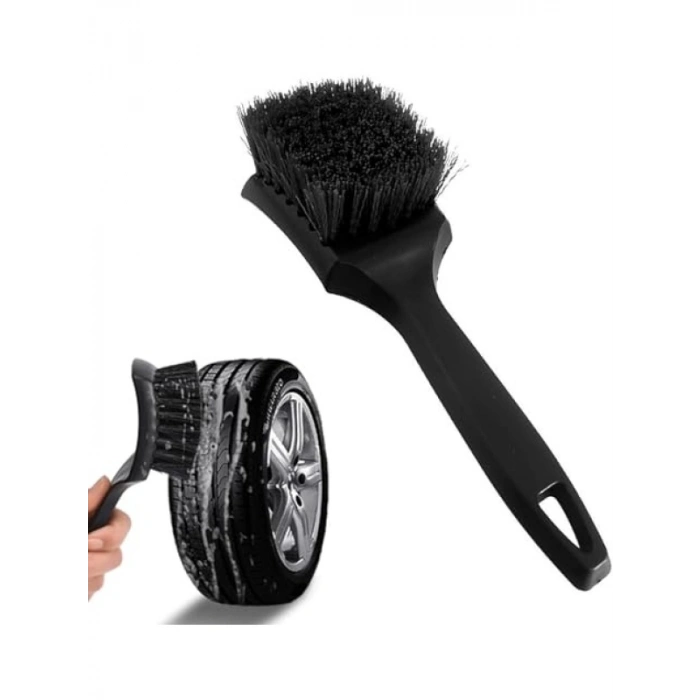 Lastik ve Paspas Temizleme Fırçası - Sert Kıllı, Ergonomik