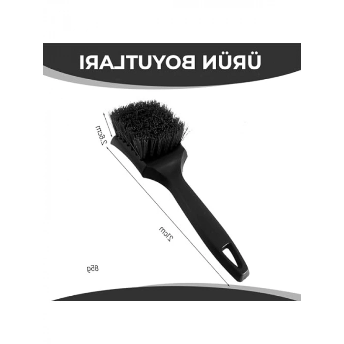 Lastik ve Paspas Temizleme Fırçası - Sert Kıllı, Ergonomik