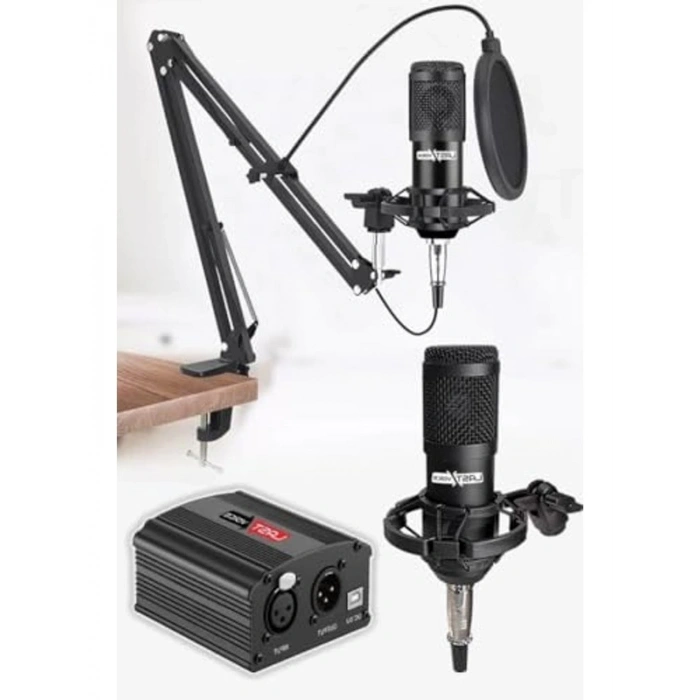 Lastvoice BM800YP Youtuber Mikrofon Phantom Stand Filtre 7.1 Seti