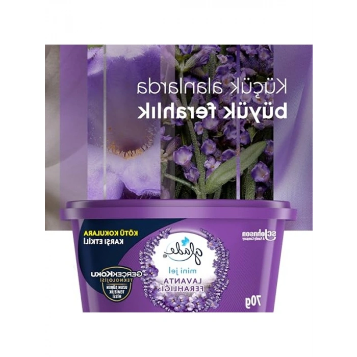 Lavanta Ferahlığı Sağlayan Mini Jel, 70 g Boyutuyla Pratik Kullanım