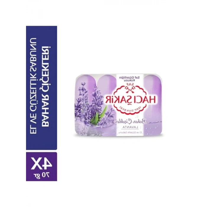 Lavantalı 4 Adet Katı Güzellik Sabunu 70 gr