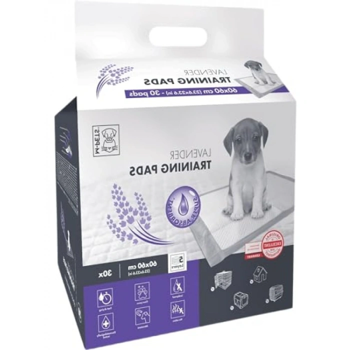 Lavantalı Köpek Eğitim Pedi - 60x60 cm, 30 Adet