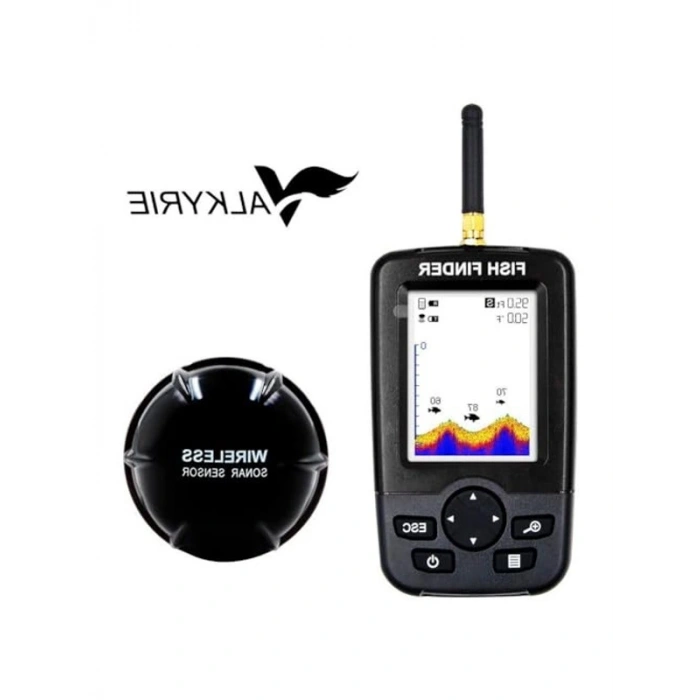 LCD Ekranlı Kablosuz Balık Bulucu - Akıllı Sonar Teknolojisi