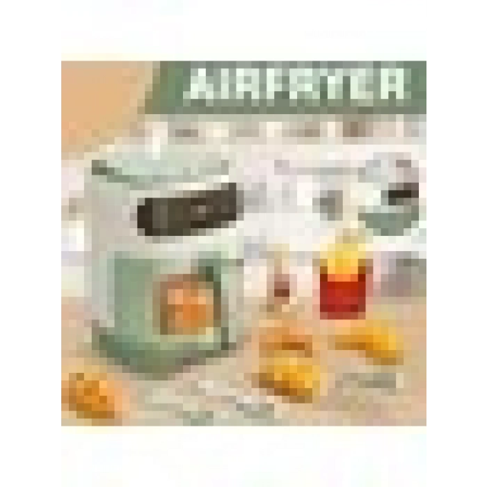 Learning Fun 14 Parça Işıklı Müzikli Buharlı Oyuncak Airfryer ve Yemek Malzemeleri