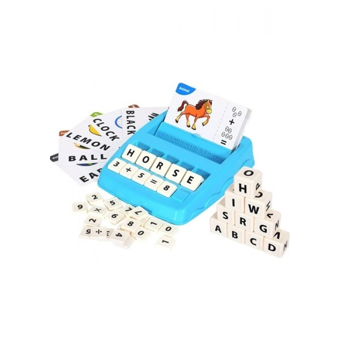 Learning Fun 32 Kartlı Kelime ve Matematik Oyun Seti 2si1 Arada Eğitici Oyuncak