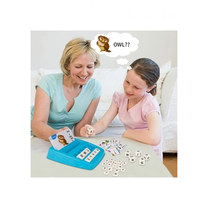 Learning Fun 32 Kartlı Kelime ve Matematik Oyun Seti 2si1 Arada Eğitici Oyuncak