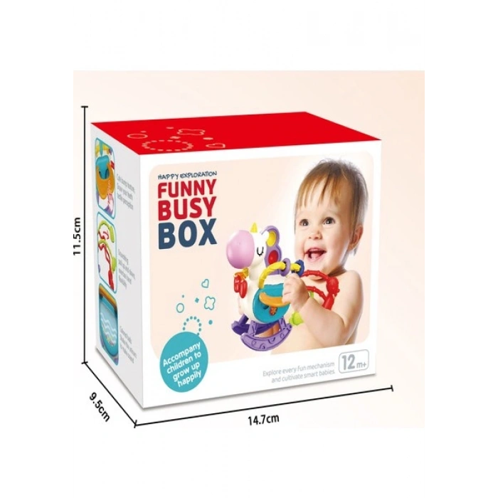 Learning Fun Duyusal Oyuncak Çıngıraklı Diş Kaşıyıcılı Aktivite Oyuncağı