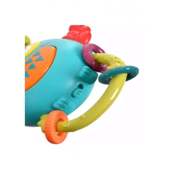 Learning Fun Işıklı Sesli Pilli Halkalı Çıngırak Sevimli Baykuş Duyusal Oyuncak