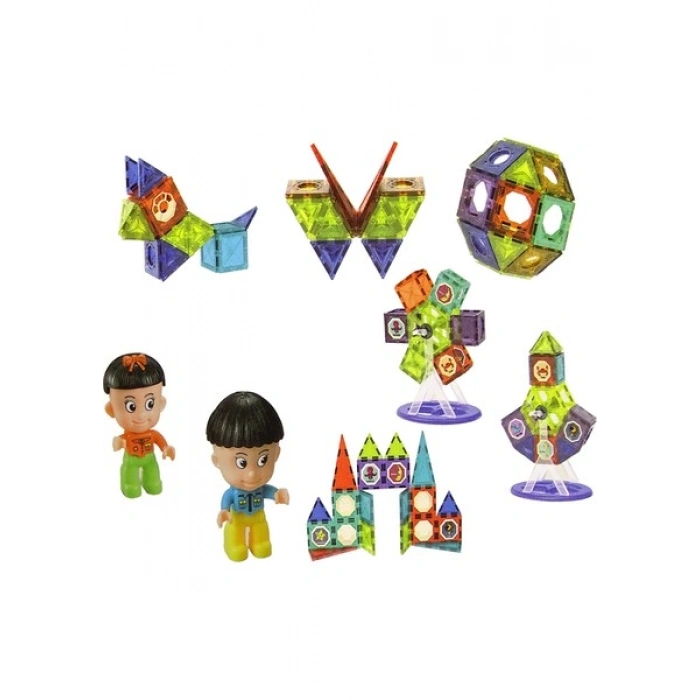 Learning Fun Magic Magnetic Blocks 71 Parça Manyetik Oyuncak Bloklar Seti
