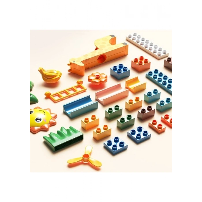 Learning Fun Marble Run Blok Yapı Seti 100 Parça - Zürafa
