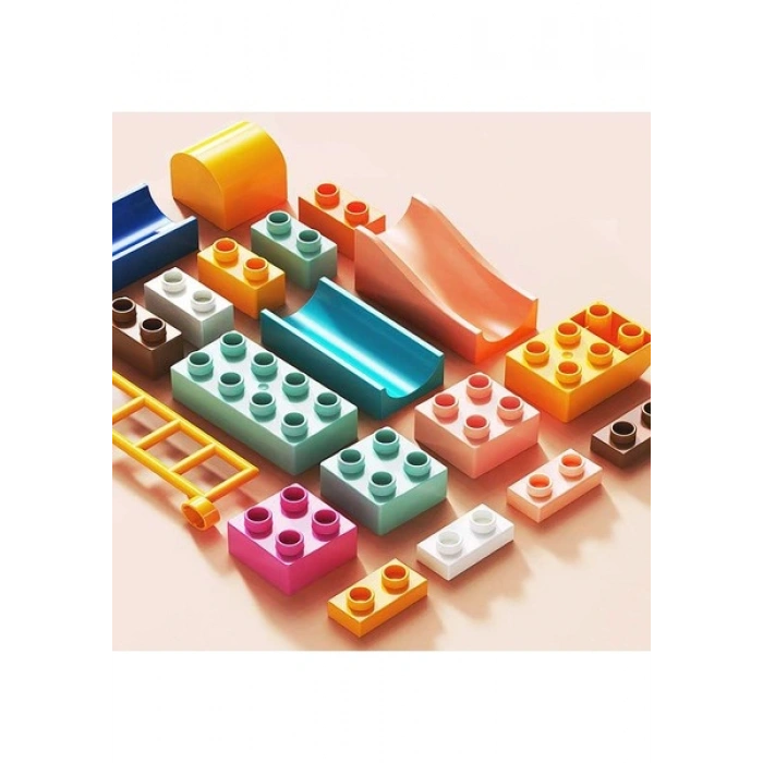 Learning Fun Marble Run Blok Yapı Seti 210 Parça Müzikli - Hayvanlar Alemi