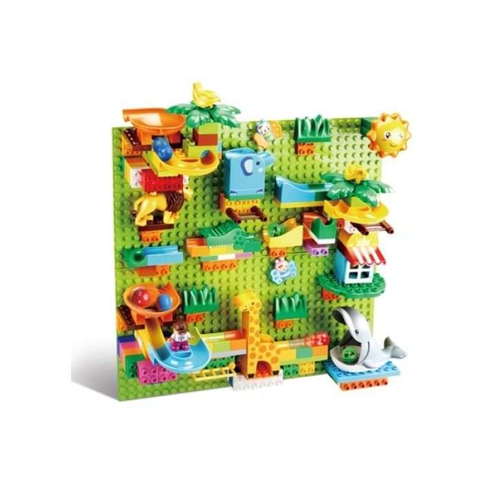 Learning Fun Marble Run Blok Yapı Seti 212 Parça - Duvar Model