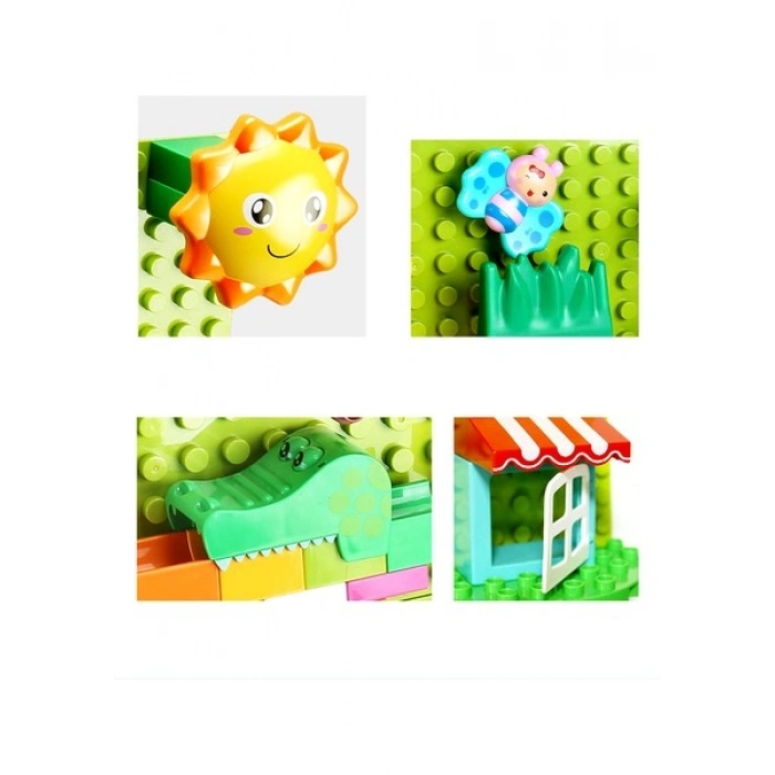 Learning Fun Marble Run Blok Yapı Seti 212 Parça - Duvar Model