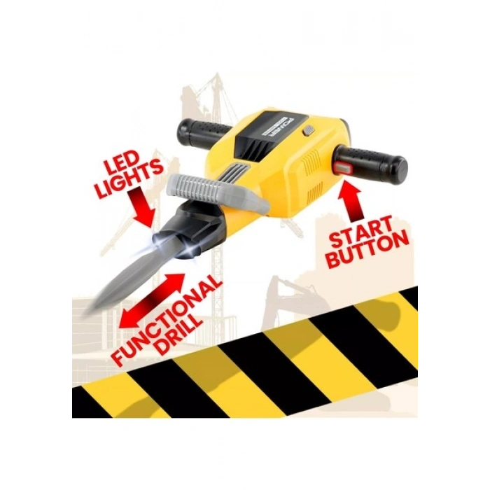 Learning Fun Oyuncak Hilti Seti ve Koruyucu Gözlük