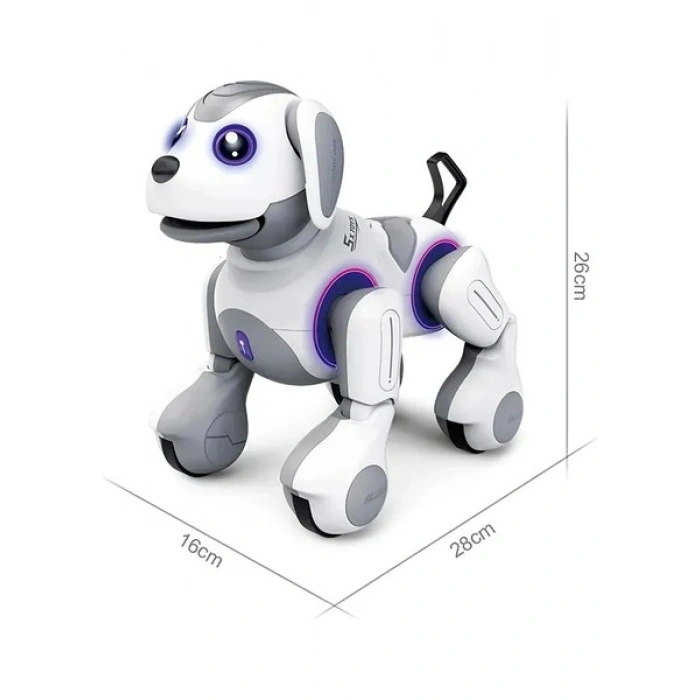 Learning Fun Uzaktan Kumandalı Şarjlı Akıllı Programlanabilir Hareket Sensörlü Robot Köpek
