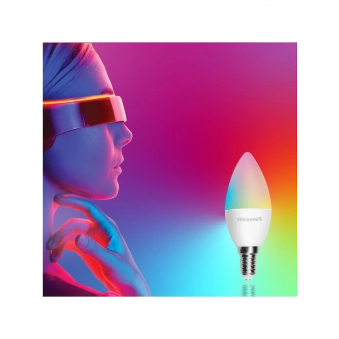 LED Akıllı Bluetooth Wi-Fi RGB Lamba - 4.9W E14