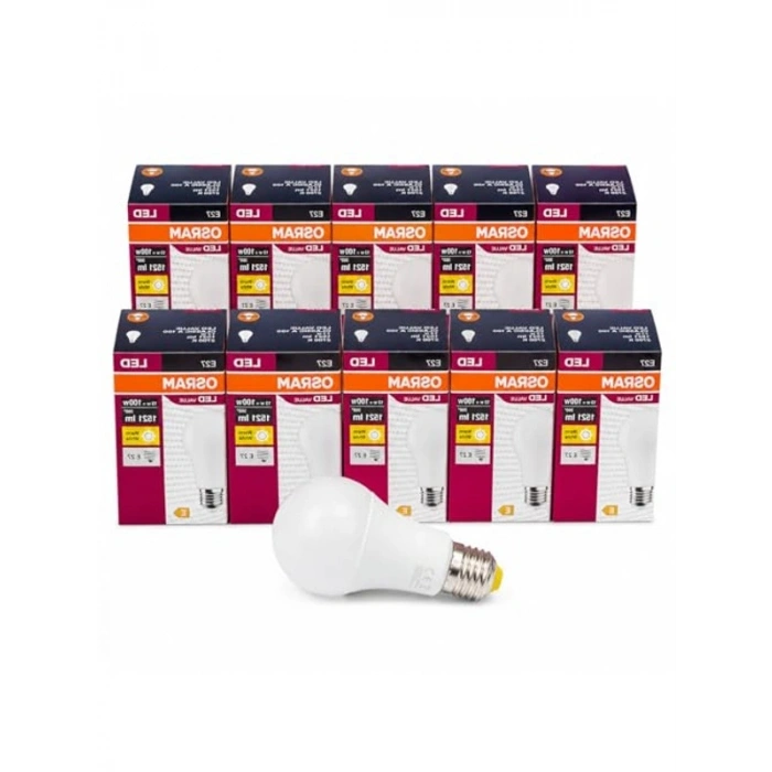 LED Ampul 13W, Enerji Tasarruflu ve Uzun Ömürlü, 10lu Paket