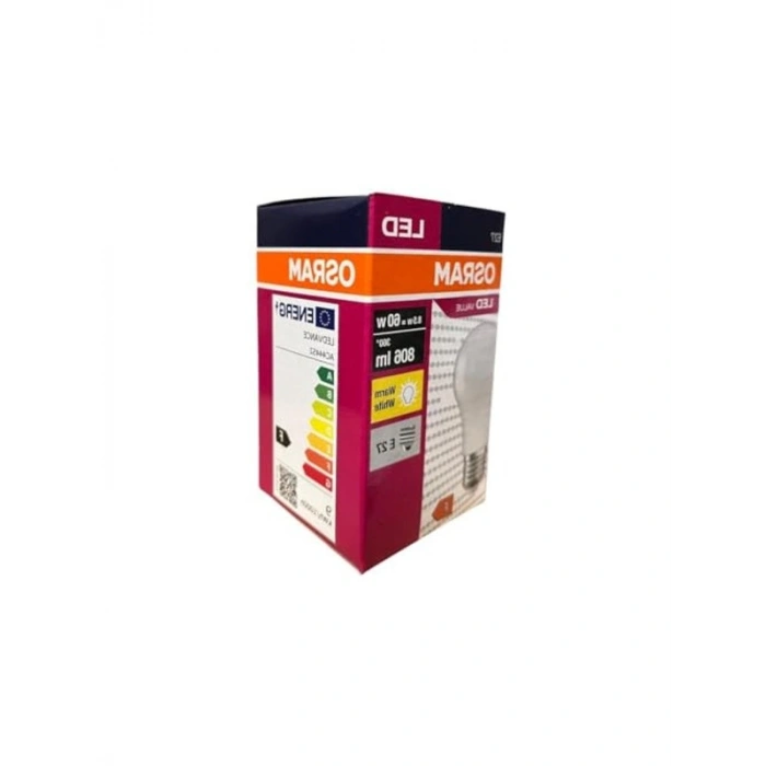 LED Ampul, 8.5W Güç, 2700K Sıcak Sarı Işık ile Enerji Tasarruflu 10lu Paket