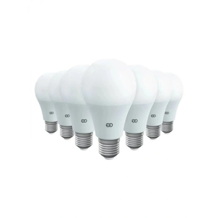 LED Ampul Seti, 9W Sarı Işık E27, 10lu Paket ile Ekonomik Çözüm