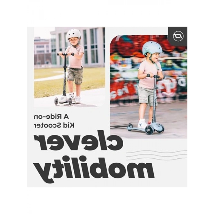 LED Aydınlatmalı Çelik Scooter