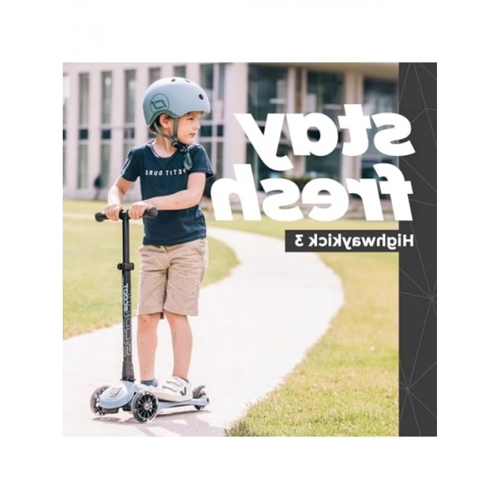 LED Aydınlatmalı Çelik Scooter