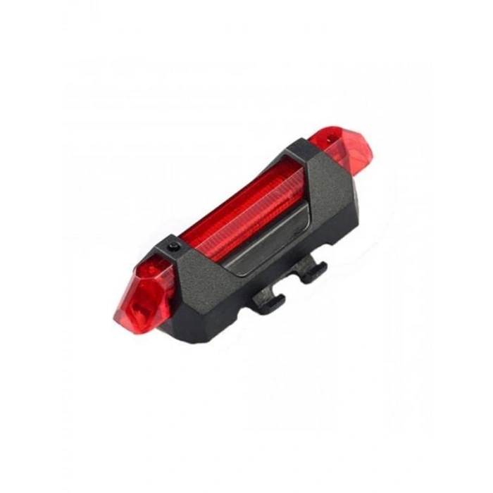 LED Bisiklet Işığı - Arka İkaz Işık, USB Şarjlı ve 4 Modlu