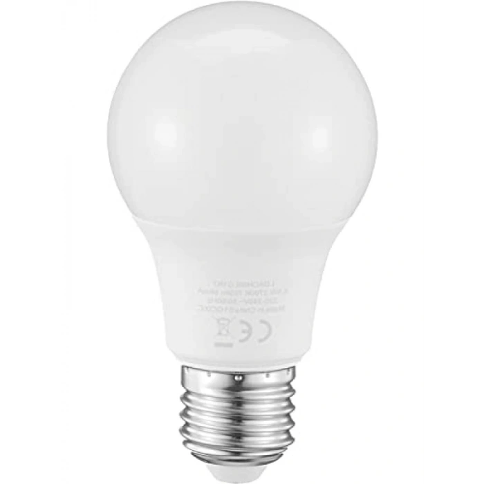 LED E27 8,5W 806LM 2700K Lamba, Sarı Işık