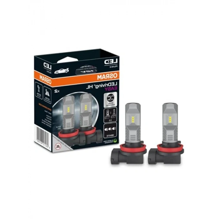LED Far Ampul, H11/H16 Modeli, 2li Set Beyaz Işık