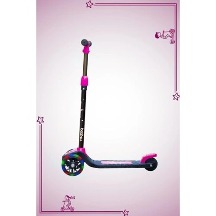 Led ışıklı 3 tekerli scooter, 40 kg taşıma kapasitesi, 3 yaş ve üstü