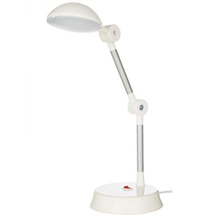 Led Işıklı Masa Lambası, Beyaz Tasarım