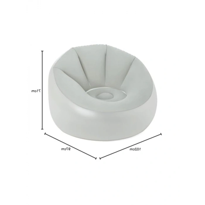 LED Işıklı Şişirilebilir Sandalye - 1.02m x 97cm x 71cm