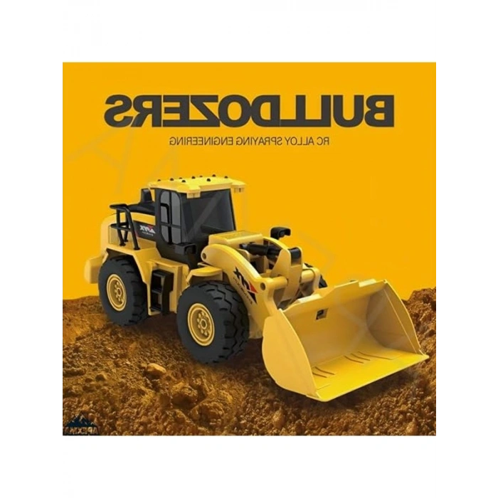 LED Işıklı Uzaktan Kumandalı Bulldozer, Eğlenceli Oyun Seti