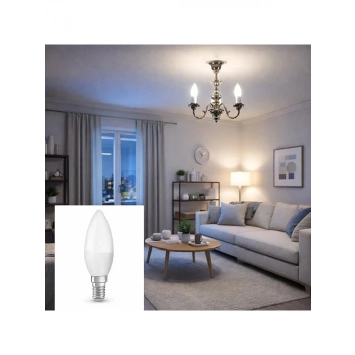 LED Mum Ampul, 4.9W ile Enerji Tasarruflu ve Dekoratif Kullanım İçin