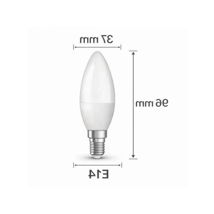 LED Mum Ampul, 4.9W ile Enerji Tasarruflu ve Dekoratif Kullanım İçin