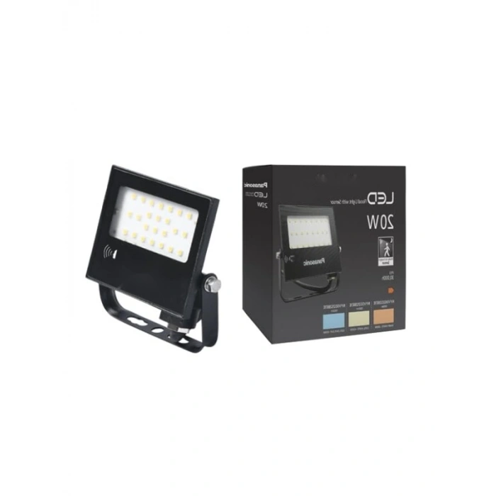 LED Sensörlü Projektör - Sıcak Beyaz Işık 20W 1510LM