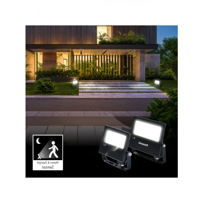 LED Sensörlü Projektör - Sıcak Beyaz Işık 20W 1510LM