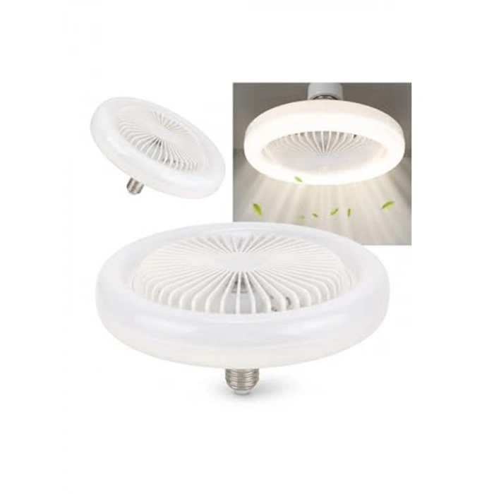 LED Tavan Vantilatörü, 3 Kademe Fan ve Zaman Ayarlı Modern Aydınlatma