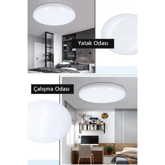 Ledvance 12W LED Plafonyer 3000K Sarı Işık Tavan Armatür Banyo Lambası
