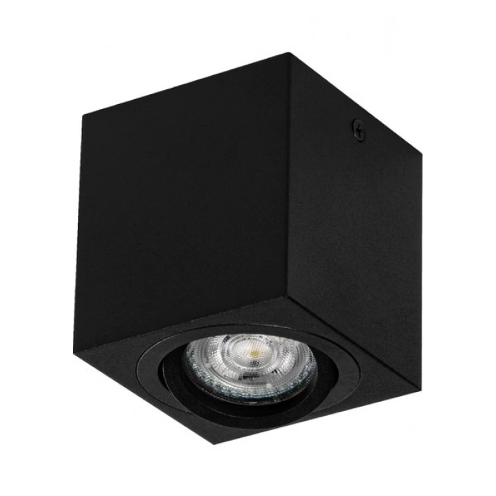 Ledvance LED 2700K IP20 GU10 Duy Sıva Üstü Kare Siyah Spot