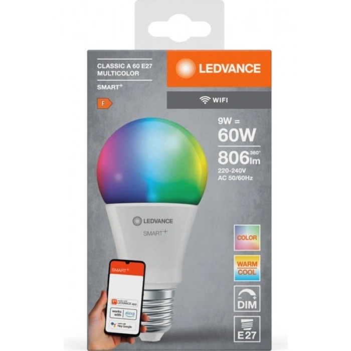Ledvance Smart LED Lamba Wifi Kontrollü 9W
