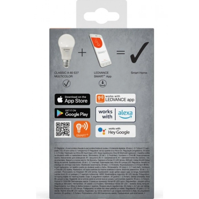Ledvance Smart LED Lamba Wifi Kontrollü 9W