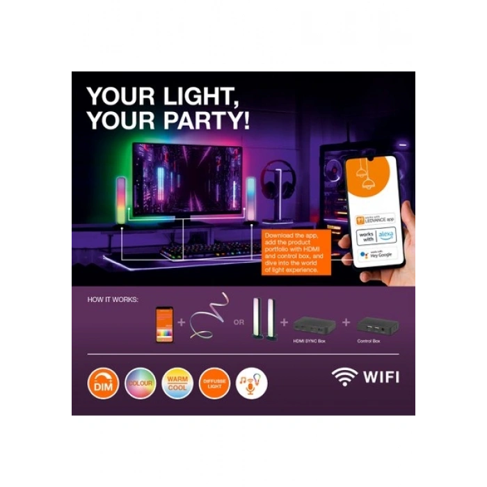 Ledvance Smart Play 2li Paket Siyah