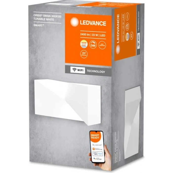 Ledvance Smart+ Wifi Akıllı Duvar Apliği 23W 300X150MM 2400 Lümen