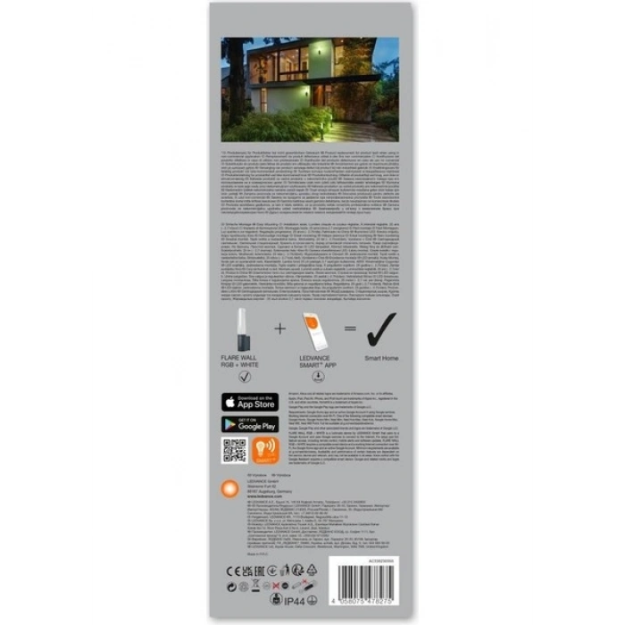 Ledvance Smart Wifi Outdoor Flare Aplik IP44 33CM Rgbw