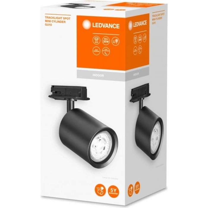 Ledvance Tracklight Spot Minicylinder Bk Gu10