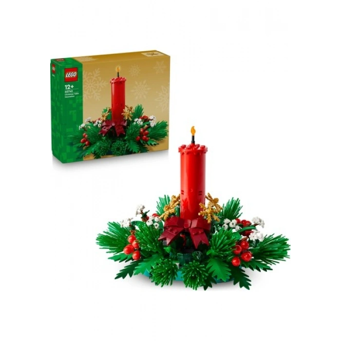 LEGO® 40743 Yılbaşı Temalı Masa Süsü 433 Parça Hediyelik Çocuklar için Yaratıcı Set