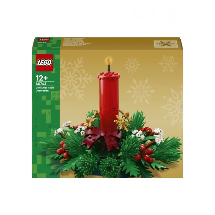 LEGO® 40743 Yılbaşı Temalı Masa Süsü 433 Parça Hediyelik Çocuklar için Yaratıcı Set