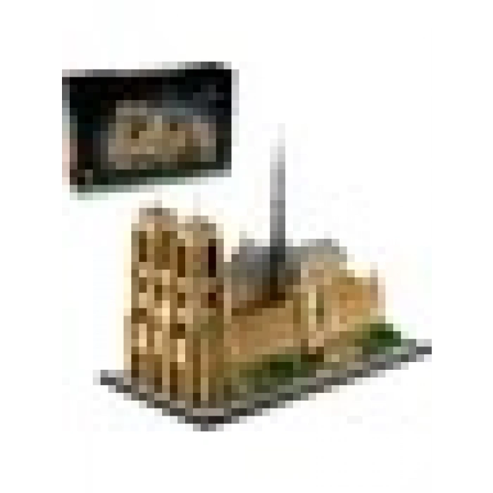 LEGO® Architecture Notre Dame Katedrali 21061 - Yetişkinler için Dekoratif ve Sergilenebilir Model Yapım Seti (4383 Parça)