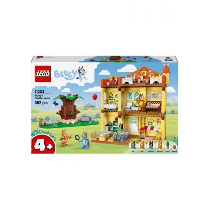 LEGO® Bluey: Bluey’nin Aile Evi 11203 - 4 Yaş ve Üzeri Çocuklar Için Yaratıcı Oyuncak Yapım Seti (382 Parça)